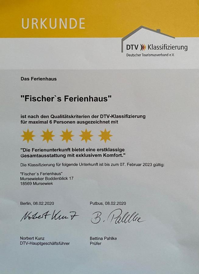 Fischer'S Ferienhaus Ruegen Mit Sauna Und Kamin Ummanz Ngoại thất bức ảnh